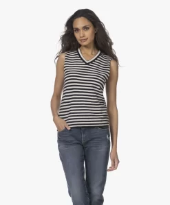 Extreme Cashmere N°203 Desir Cashmeremix V-Hals Spencer - Breton -Kleding Series Winkel 211202 74e7ad47 3b8c 4578 a740 c5270ea74a31 scaled