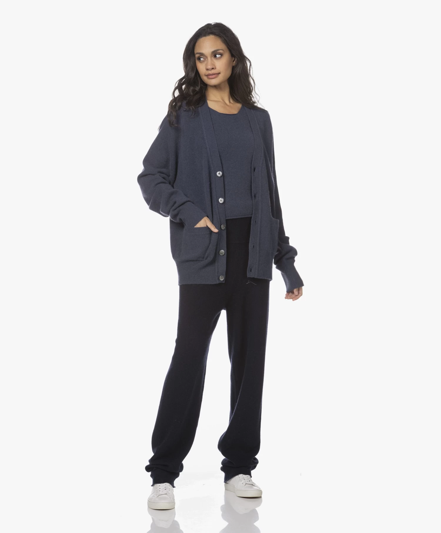 Extreme Cashmere N°221 Cashmeremix Tanktop - Denim 2 Extreme Cashmere N°221 Cashmeremix Tanktop - Denim - Afbeelding 2