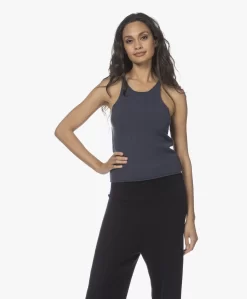 Extreme Cashmere N°221 Cashmeremix Tanktop - Denim