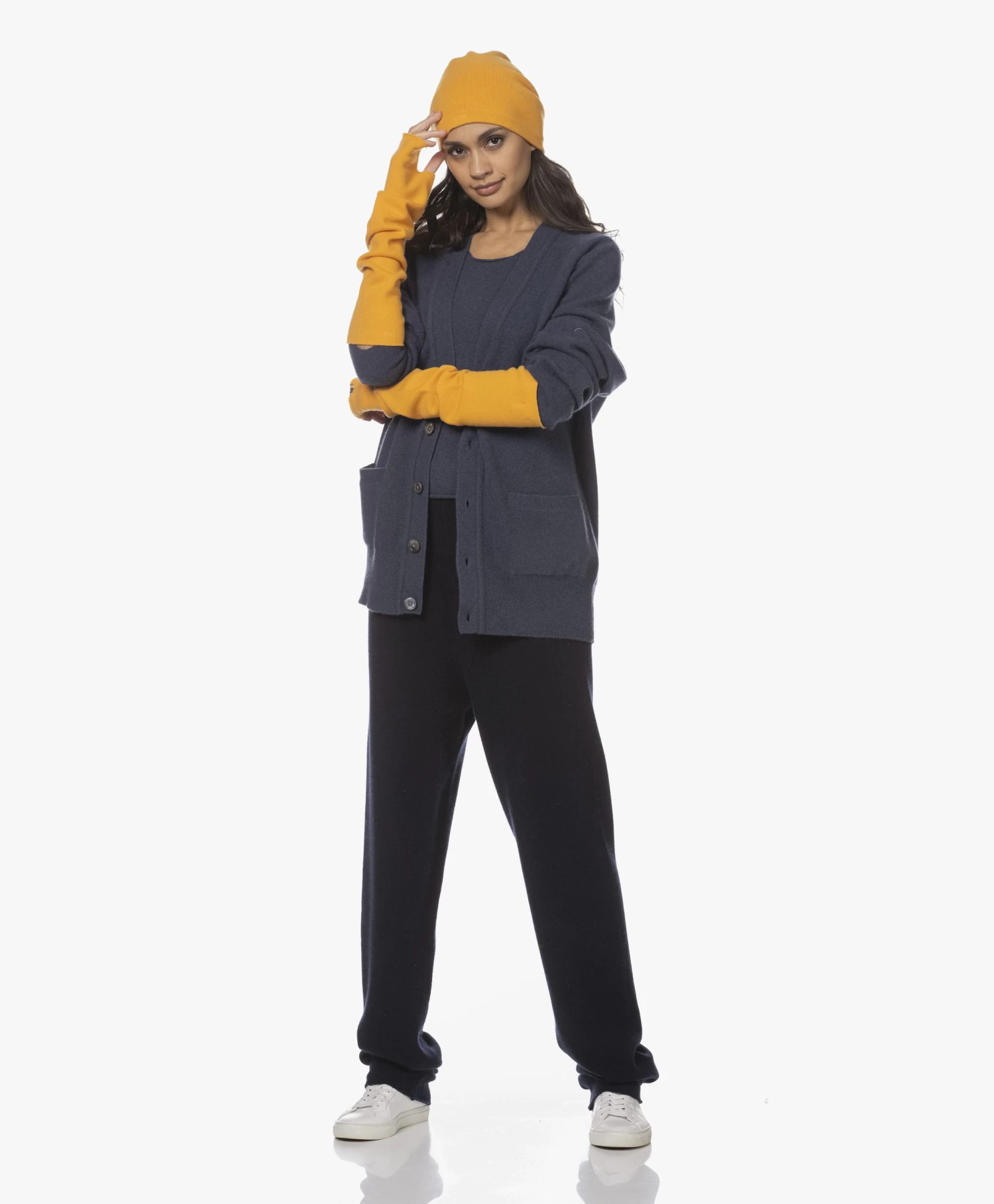 Extreme Cashmere N°221 Cashmeremix Tanktop - Denim 10 Extreme Cashmere N°221 Cashmeremix Tanktop - Denim - Afbeelding 10