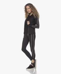 Deblon Sports Zoe Sweatvest Met Capuchon - Zwart/Taupe -Kleding Series Winkel 220104 9d8fbef2 e880 4f57 a64c c21d3470f1c2 scaled