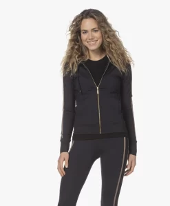Deblon Sports Zoe Sweatvest Met Capuchon - Zwart/Taupe -Kleding Series Winkel 220104 a42b2517 be9e 48a2 bf28 c0c4e80774da scaled