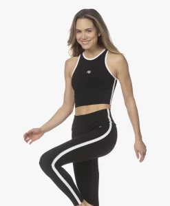 Anine Bing Brett Cropped Tanktop - Zwart