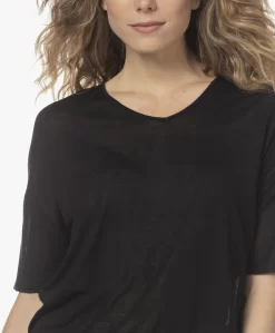Sibin/Linnebjerg Cora Gebreid Viscose T-Shirt - Zwart -Kleding Series Winkel 220118 943f2298 ee22 458f 8a4c 837aef95ed50 scaled