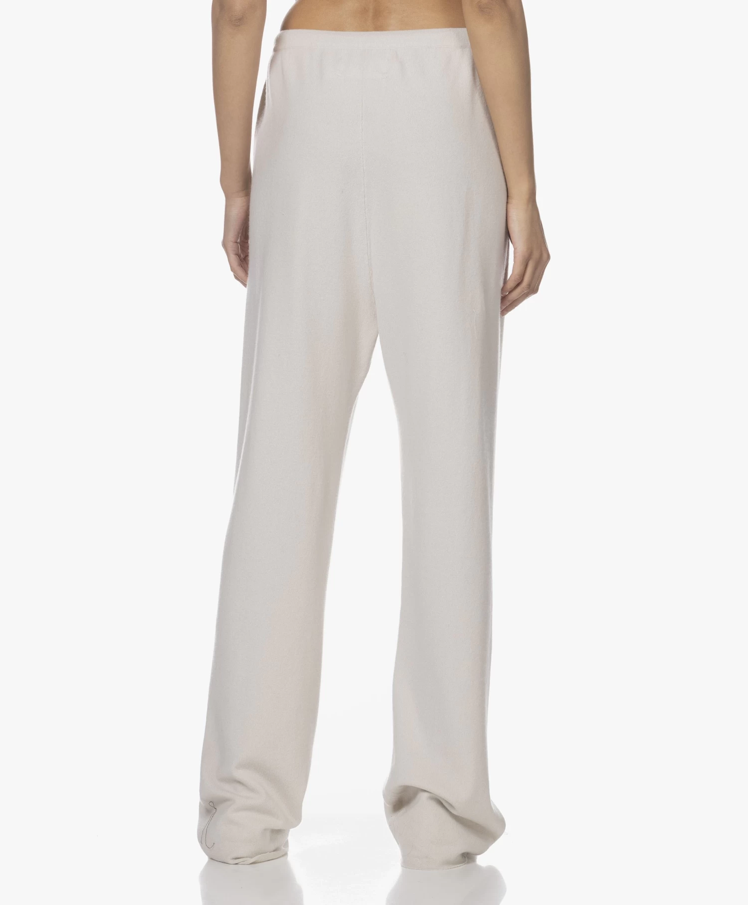 Extreme Cashmere N°142 Run Cashmeremix Broek - Chalk 4 Extreme Cashmere N°142 Run Cashmeremix Broek - Chalk - Afbeelding 4