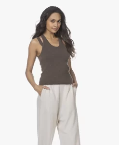 Extreme Cashmere N°222 Raver Asymmetrische Tanktop - Wood 20 Extreme Cashmere N°222 Raver Asymmetrische Tanktop - Wood -Kleding Series Winkel 220119 ae1d4a32 4cf0 47ad b158 82c87951364f scaled