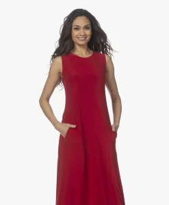 Norma Kamali Swing Mouwloze Jersey Maxi Jurk - Rood -Kleding Series Winkel 220203 8ca80f8c 1b7a 4e35 a880 331c0f8ff0c9 scaled
