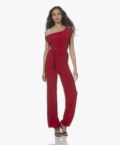 Norma Kamali Tech Jersey Drop Shoulder Jumpsuit - Rood -Kleding Series Winkel 220211 4b0dc9b6 bc1e 4314 9587 dbeb725c0a34