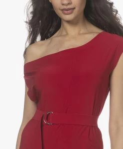 Norma Kamali Tech Jersey Drop Shoulder Jumpsuit - Rood -Kleding Series Winkel 220211 77bd7e66 63c0 418a 87f1 08d3d021539f