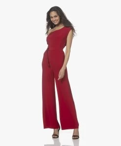 Norma Kamali Tech Jersey Drop Shoulder Jumpsuit - Rood -Kleding Series Winkel 220211 851a4092 d11a 41d7 aa86 a245292c8f8e