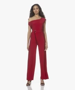 Norma Kamali Tech Jersey Drop Shoulder Jumpsuit - Rood -Kleding Series Winkel 220211 970bb453 adf4 4d5d aafb 1a373e84bd18