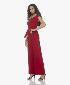 Norma Kamali Tech Jersey Drop Shoulder Jumpsuit - Rood -Kleding Series Winkel 220211 ade55caa dd5a 40cc 9f8c 3e96f80db378
