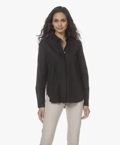 Closed Bio Katoenen Blouse - Zwart