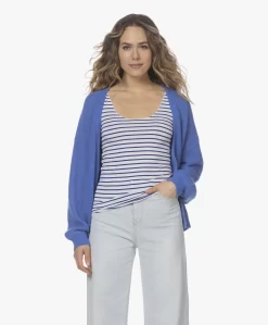 Plein Publique Le Printemps Open Ajour Vest - Blauw