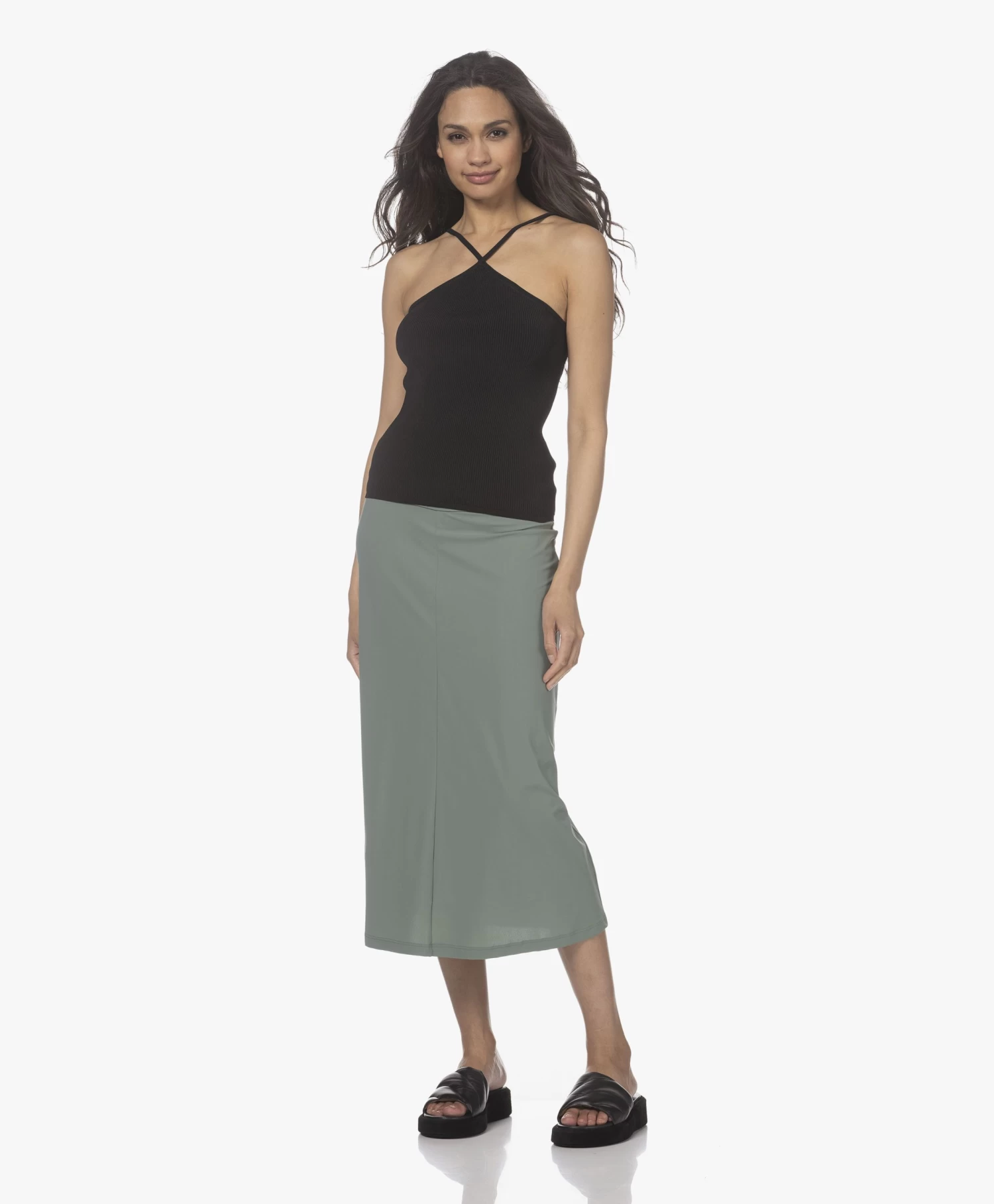 Atp Atelier Bergamo Nappa Leren Sandalen Met Plateauzool - Zwart 9 Atp Atelier Bergamo Nappa Leren Sandalen Met Plateauzool - Zwart - Afbeelding 9