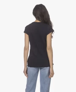 James Perse V-Hals T-Shirt In Extra-Fijne Jersey - Diep Donkerblauw -Kleding Series Winkel 220408 d4c317d7 fdc9 48fc a81c 303c785bde7e scaled