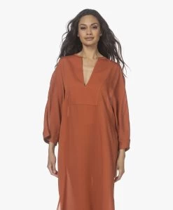 Su Paris Tao Viscose-Zijde Kaftan - Brick -Kleding Series Winkel 220408 f8e49147 84c7 441d 9c4d 33d450c6b4b1
