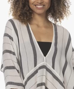 Su Paris Talia Voile Kaftan Met Jacquard Streepdessin - Zwart -Kleding Series Winkel 220414 93765203 b67e 4ac5 9d1d 00d16c24de01