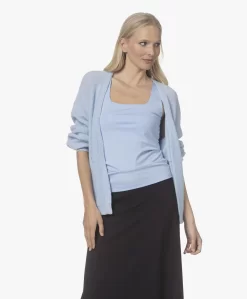 Plein Publique Le Printemps Open Ajour Vest - Lichtblauw -Kleding Series Winkel 220421 f4a271f2 3d84 4337 b154 2762071fd3a4 scaled