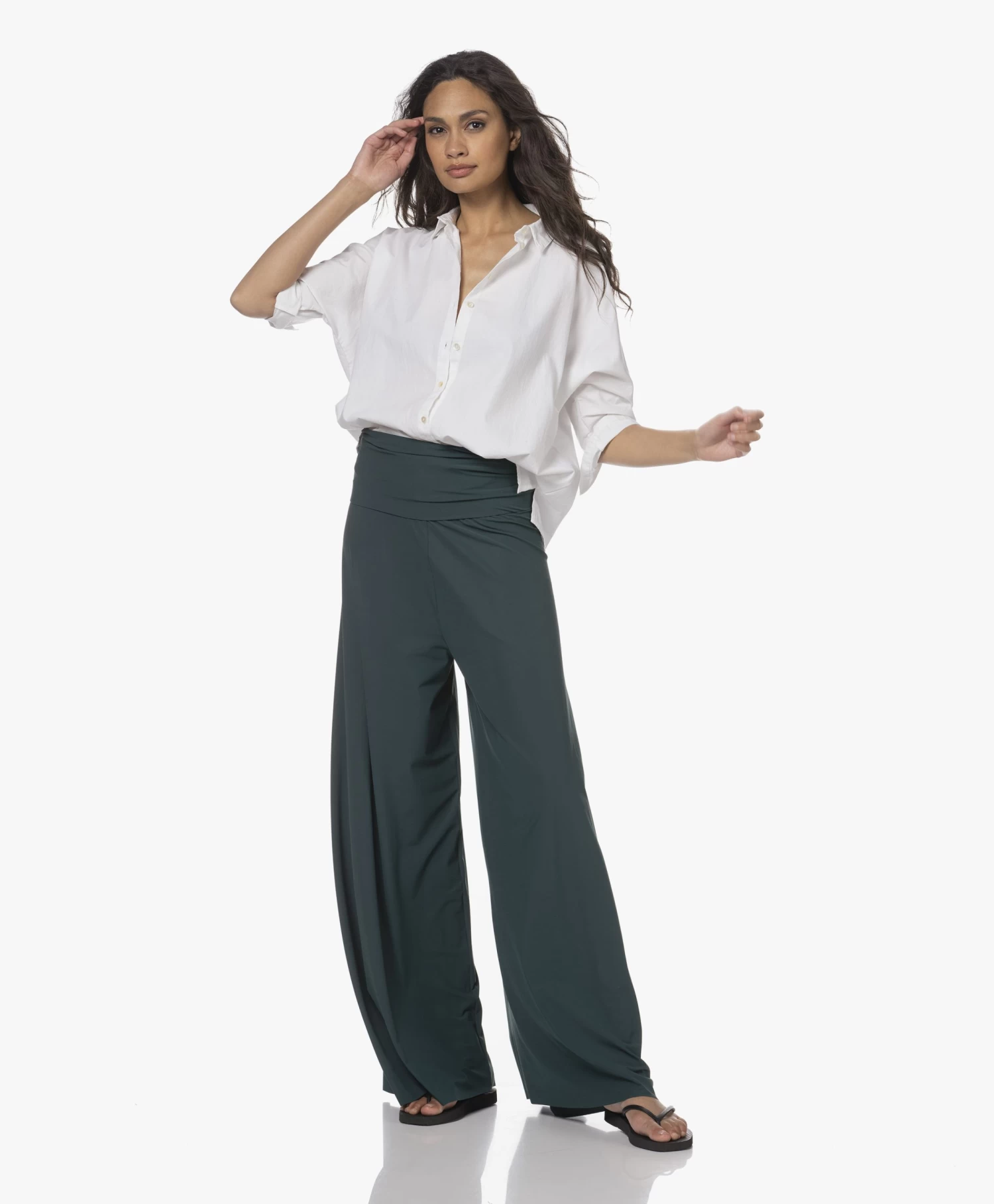 Sleepers Tapered Teenslippers Van Natuurlijk Rubber - Zwart 2 Sleepers Tapered Teenslippers Van Natuurlijk Rubber - Zwart - Afbeelding 2