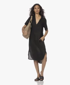 Anine Bing Ria Monogram Print Slip-In Sandalen - Zwart -Kleding Series Winkel 220602 08f9581d 631e 4e0c 9419 9b4f72e95492 scaled