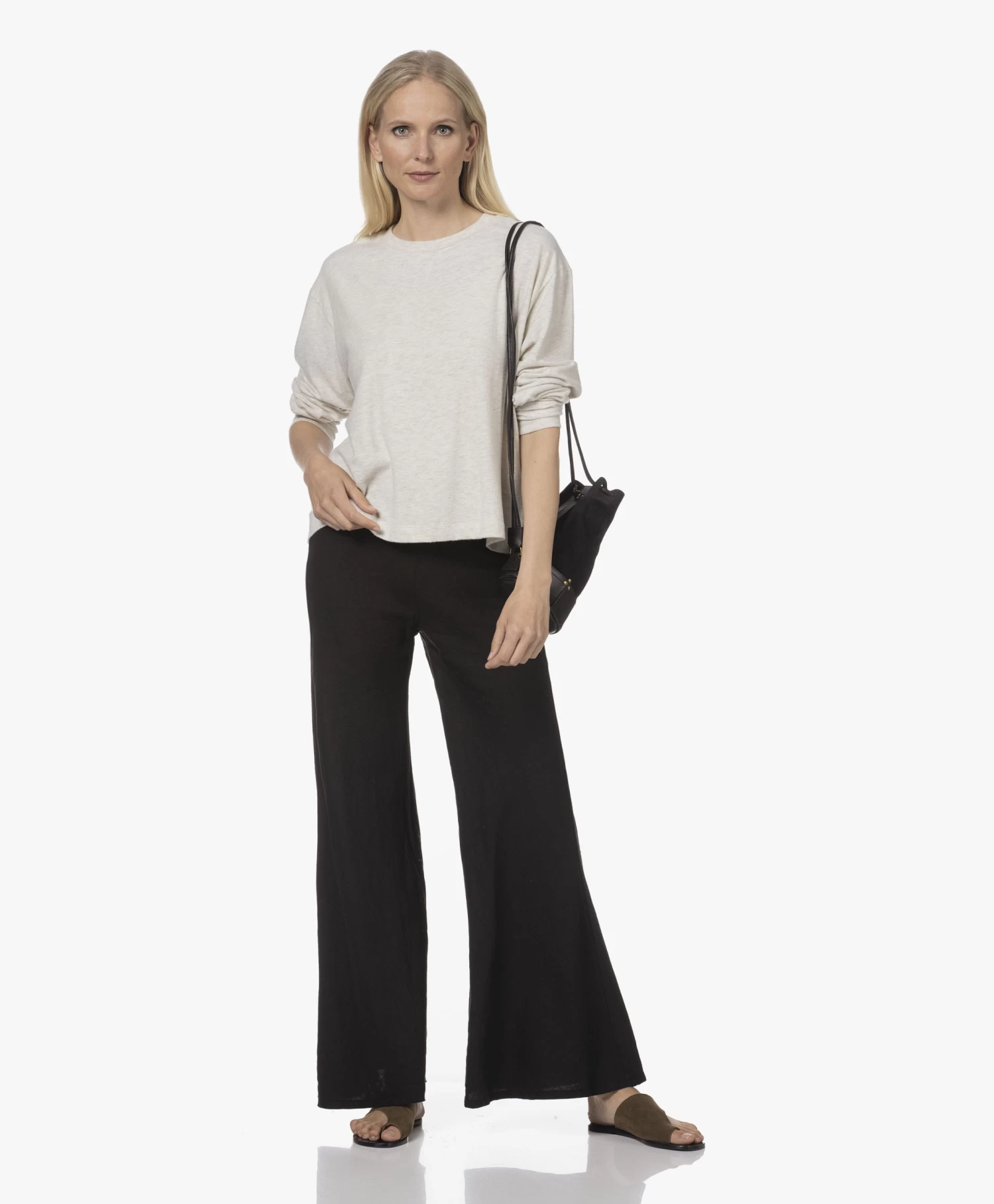 Atp Atelier Rosa Suède Leren Slippers - Kaki Bruin 2 Atp Atelier Rosa Suède Leren Slippers - Kaki Bruin - Afbeelding 2