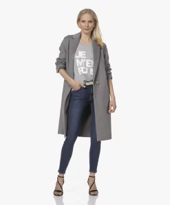 Zadig & Voltaire Portland Print T-Shirt - Grijs Mêlee -Kleding Series Winkel 220607 bd15488c eab0 4e02 aceb 25fa26fb825b scaled