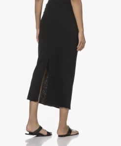 James Perse Fleece Jersey Midi Rok - Zwart -Kleding Series Winkel 220609 759a0739 42cf 4530 a73e 571c4eff287b scaled