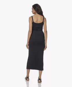 Japantky Yukata Dubbellaagse Rib Jersey Maxi Jurk - Zwartblauw -Kleding Series Winkel 220616 62138434 7f02 4775 b879 59840184c064 scaled