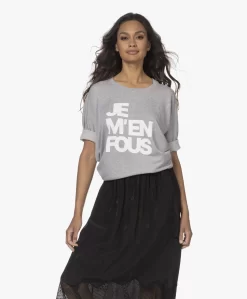 Zadig & Voltaire Portland Print T-Shirt - Grijs Mêlee -Kleding Series Winkel 220630 1587da32 6d1d 42d4 b454 8a0c98699357 scaled