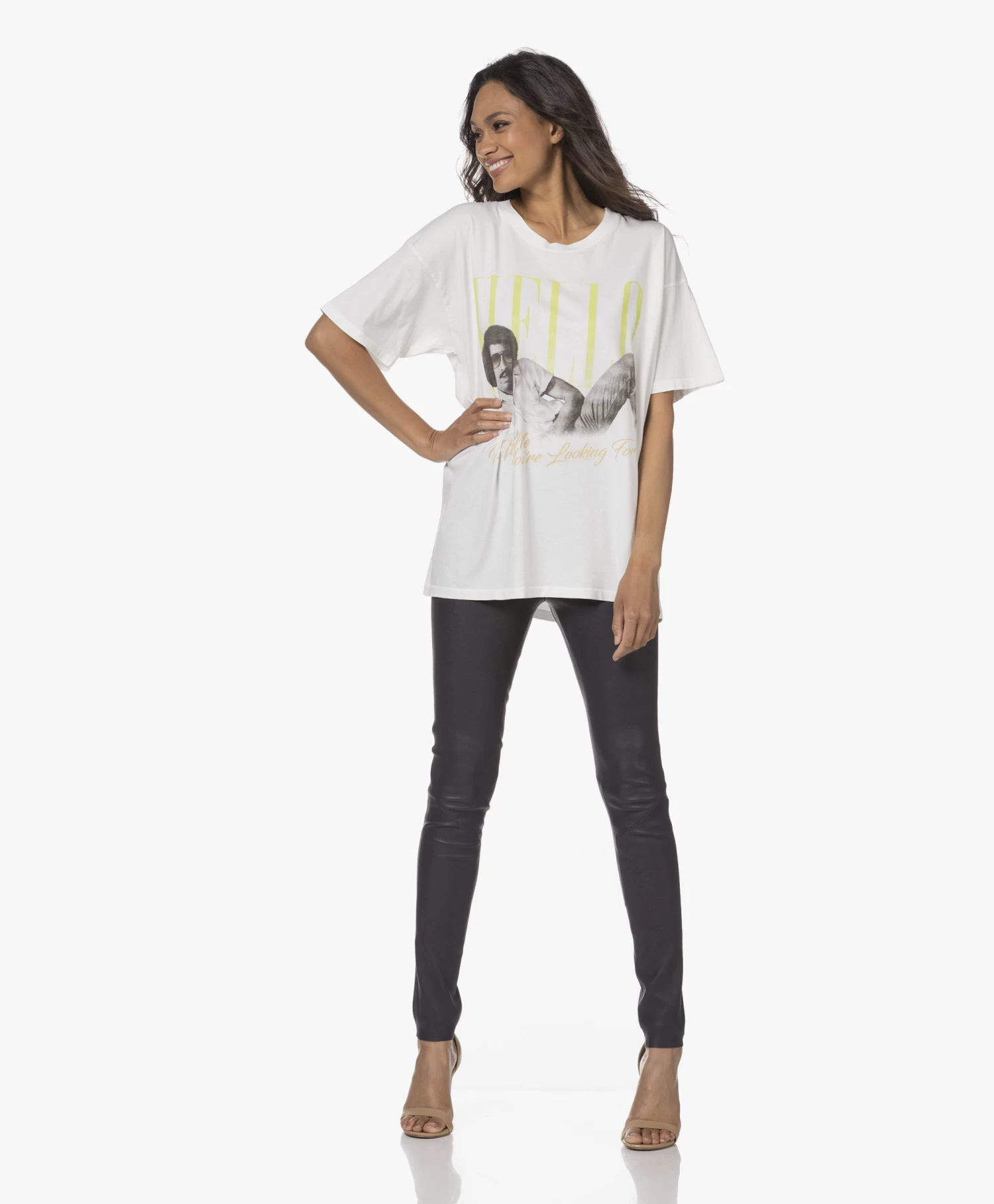 Enes Antwerp Angel Stretch Leren Legging - Navy 3 Enes Antwerp Angel Stretch Leren Legging - Navy - Afbeelding 3