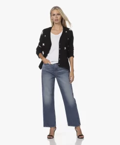 Zadig & Voltaire Mirka Cashmere Vest Met Sterren - Zwart -Kleding Series Winkel 220720 084051a4 01d7 4399 a4d8 cee59e7c33d2 scaled