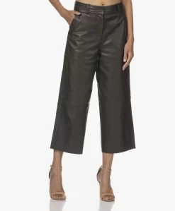 Japantky Matsu Lamsleren Broek - Army Groen