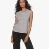 Skin Colbie Katoenen Jersey Muscle Tanktop - Grijs Mêlee