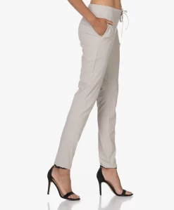 Lasalle Italiaanse Tech Jersey Pantalon - Natural -Kleding Series Winkel 220804 1a279f60 3fa9 4302 a64c 994359897cd1 scaled
