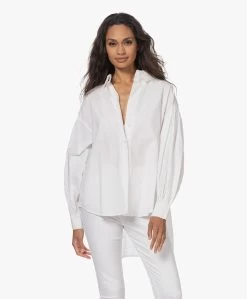 By-Bar Sarah Katoenen Poplin Blouse - Wit -Kleding Series Winkel 220804 b7fc5cd6 4be1 4687 a359 919ad2ee049f