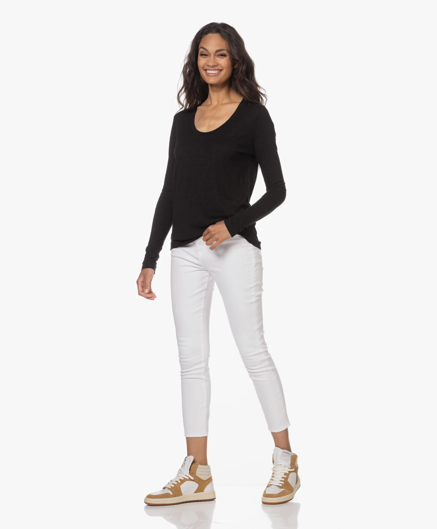 American Vintage Jacksonville Slub Longsleeve - Zwart 10 American Vintage Jacksonville Slub Longsleeve - Zwart - Afbeelding 10