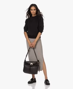 Vanessa Bruno Hobo Leren Shopper - Zwart -Kleding Series Winkel 220809 23e1c0b8 dcca 4226 8a9f b469dcdde6ae scaled