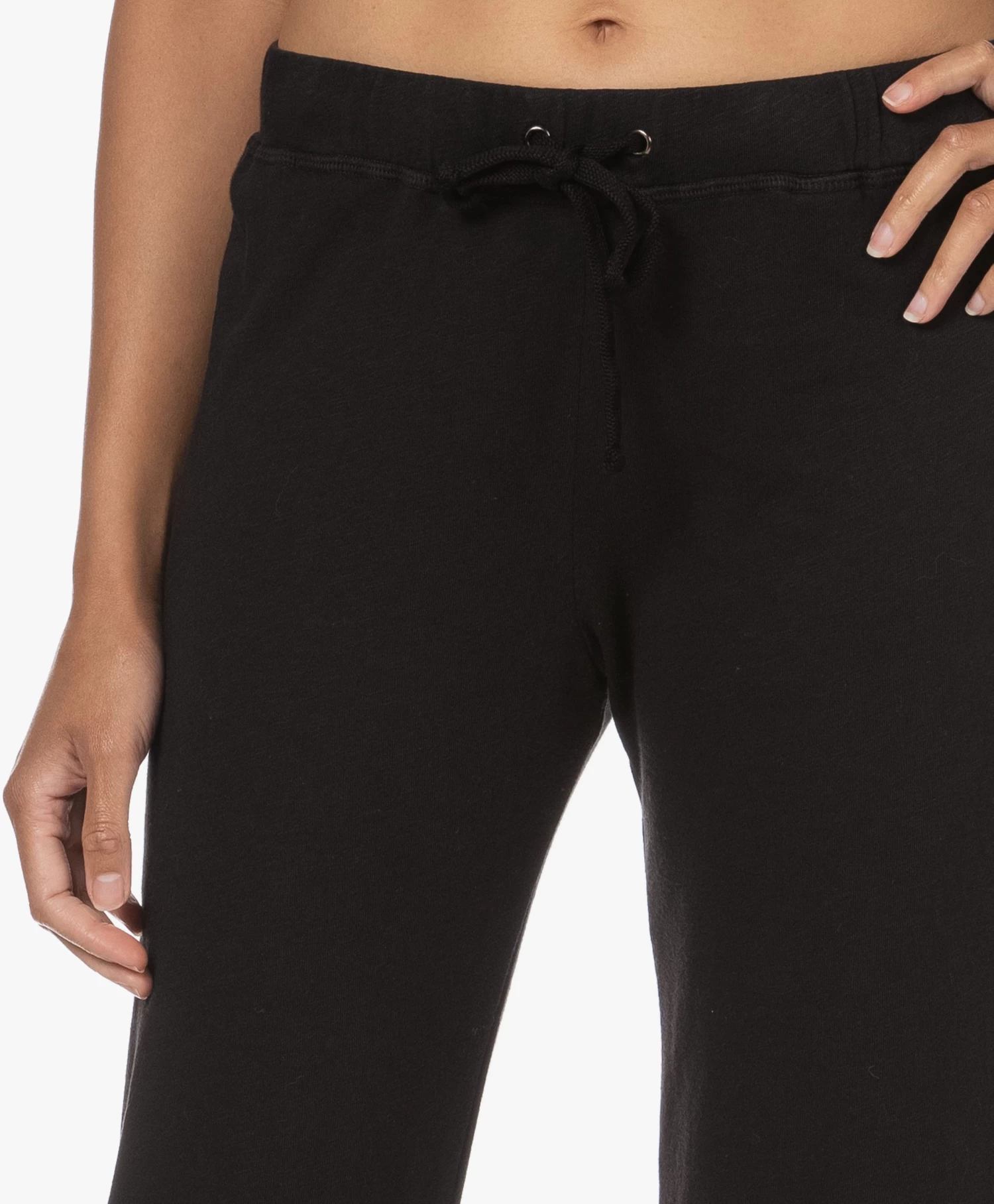 James Perse Vin Cutoff French Terry Sweatpants - Zwart 10 James Perse Vin Cutoff French Terry Sweatpants - Zwart - Afbeelding 10