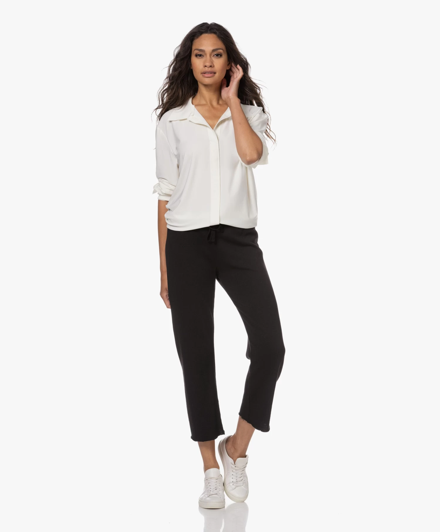 James Perse Vin Cutoff French Terry Sweatpants - Zwart 6 James Perse Vin Cutoff French Terry Sweatpants - Zwart - Afbeelding 6