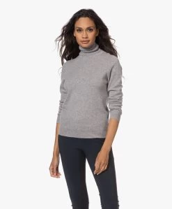 Repeat Biologisch Cashmere Coltrui - Lichtgrijs