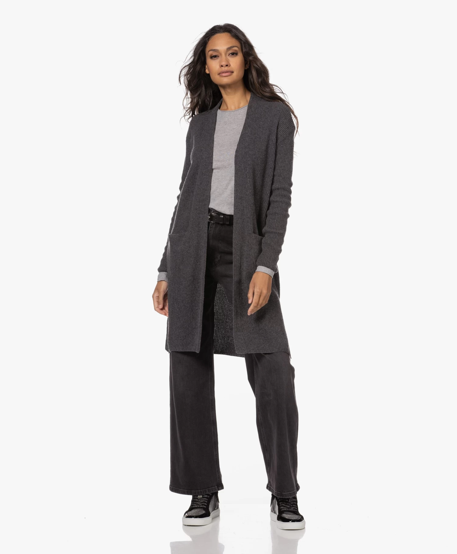 Belluna Forever Katoen-Cashmere Longsleeve - Ash 9 Belluna Forever Katoen-Cashmere Longsleeve - Ash - Afbeelding 9