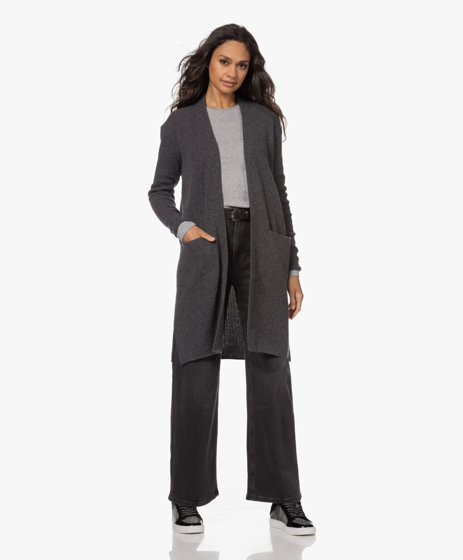 Belluna Forever Katoen-Cashmere Longsleeve - Ash 13 Belluna Forever Katoen-Cashmere Longsleeve - Ash - Afbeelding 13