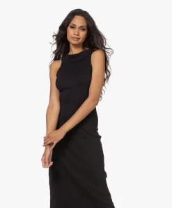 James Perse Cut Away Ribgebreide Coljurk - Zwart -Kleding Series Winkel 220908 8489e856 25e7 400c a169 55dce58f939c scaled