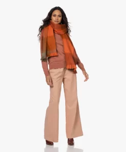 Alpaca Loca Handgemaakte Alpacamix Geblokte Sjaal - Cinnamon/Terracotta/Brown -Kleding Series Winkel 220919 18b13460 550d 451c 98da b58eed7a6104 scaled