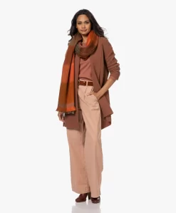 Alpaca Loca Handgemaakte Alpacamix Geblokte Sjaal - Cinnamon/Terracotta/Brown -Kleding Series Winkel 220919 2900b269 13ce 4b54 b6dd e8ffaaa71b89 scaled