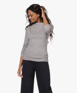 Michael Stars Nichole Longsleeve Met Aangerimpelde Details - Grijs Mêlee -Kleding Series Winkel 221003 318b3cef 3392 48b3 ab81 729fcaf81c24 scaled