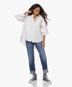 By-Bar Sarah Katoenen Poplin Blouse - Wit -Kleding Series Winkel 221004 343aba37 2ac7 4ea7 bf2a 260ac817c925