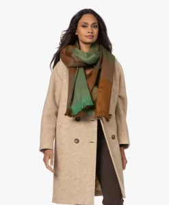 Alpaca Loca Handgemaakte Alpacamix Geblokte Sjaal - Groen/Bruin/Naturel -Kleding Series Winkel 221005 08ed61ed b44a 4e4e 911a 9212afdf01c2 scaled
