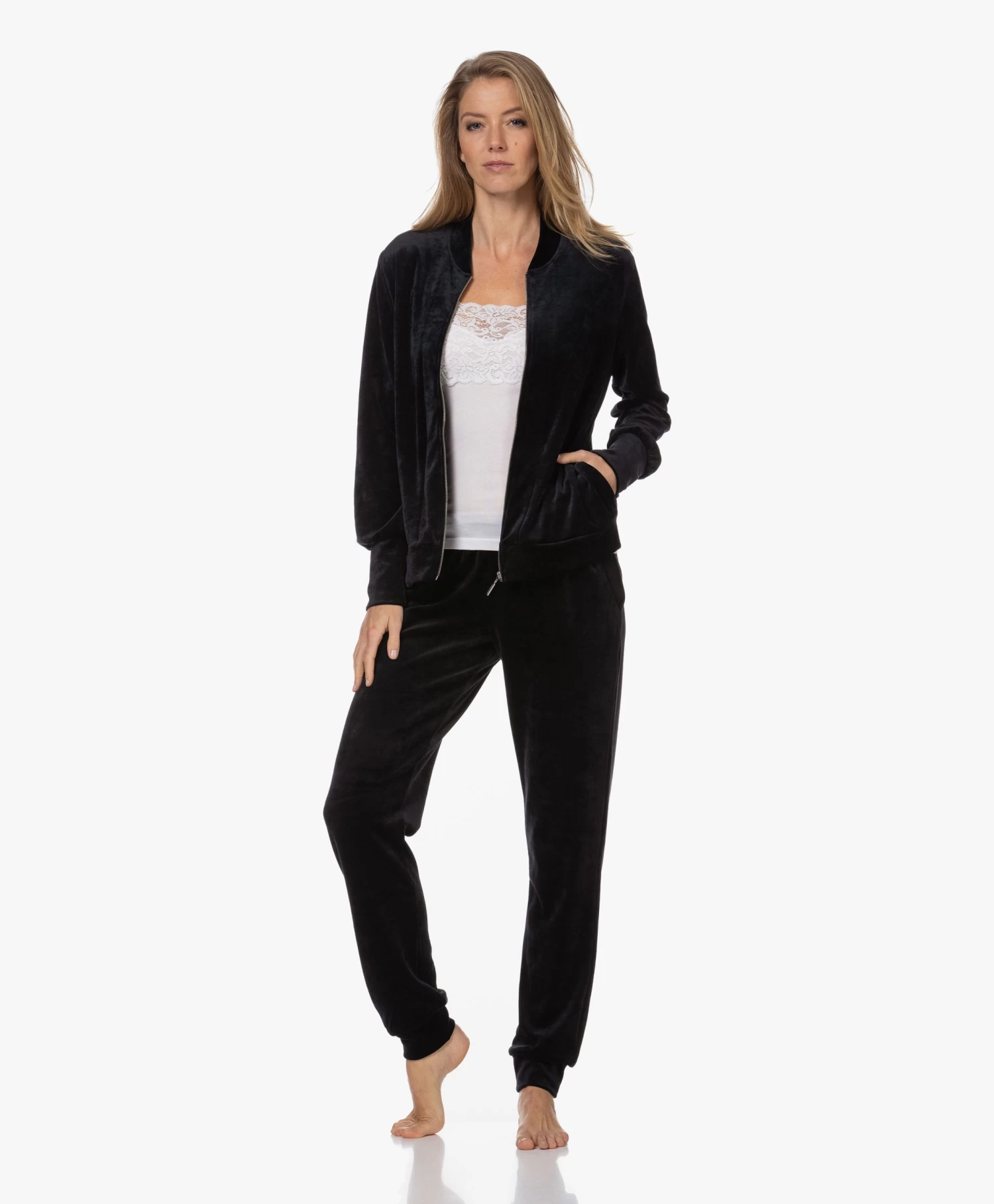 Hanro Katoenen Moments Spaghetti Top - Wit 9 Hanro Katoenen Moments Spaghetti Top - Wit - Afbeelding 9